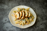 CREAMY GARLIC CHICKEN PASTA